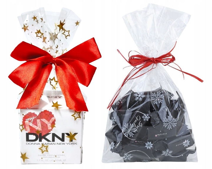 Torebki foliowe woreczki świąteczne celofan w ŚNIEŻYNKI 15x25 100 szt.