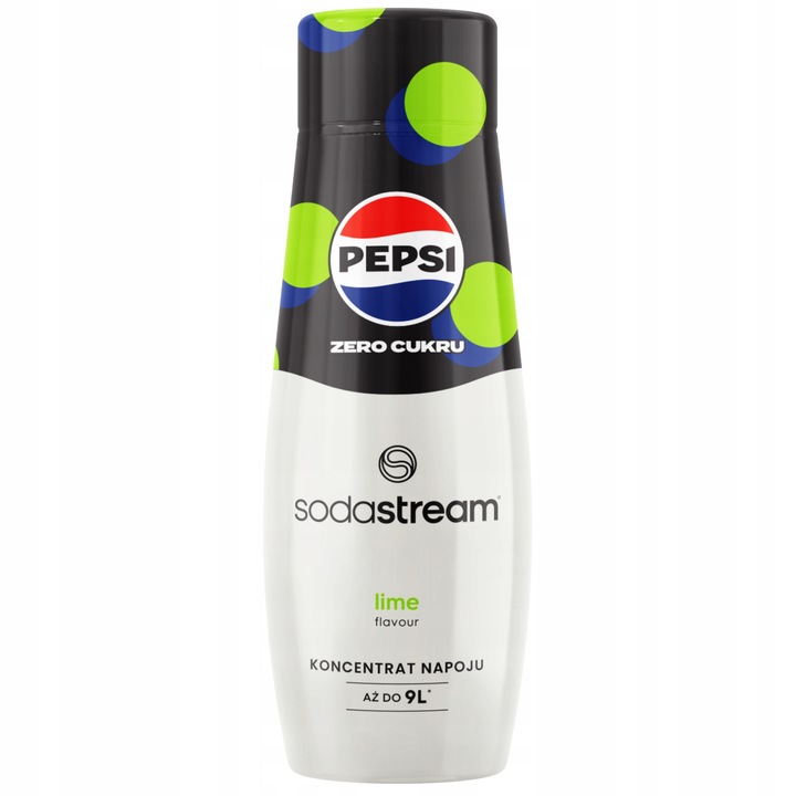3X SYROP SODASTREAM KONCENTRAT PEPSI MAX ZERO MANGO LIME BEZ CUKRU 440ML