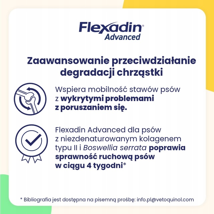 VETOQUINOL Flexadin Advanced Dietetyczna Karma Dla Psów 180g