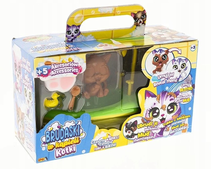 Brudaski w kąpieli Kotki Zestaw Łazienka Kotek Tofik Epee 60360