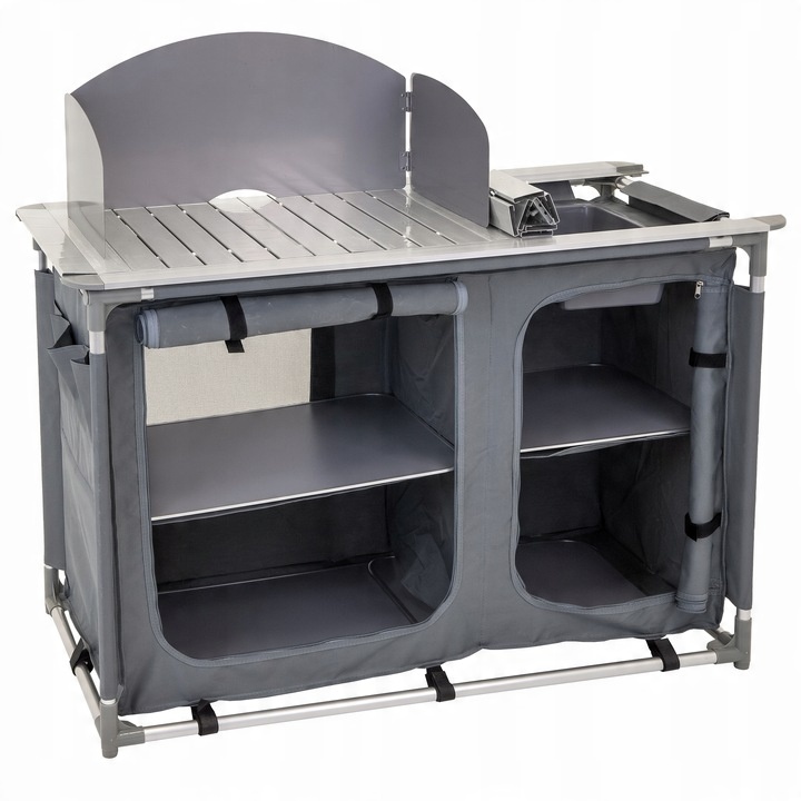 KUCHNIA TURYSTYCZNA SZAFKA stół składany ogrodowy torba KEMPINGOWY stolik,