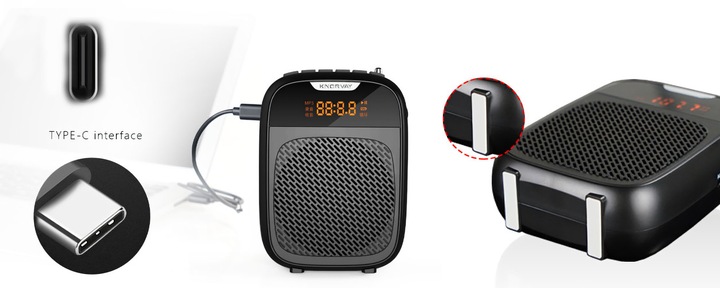 Norwii S328 Przewodowy Wzmacniacz Głosu Mikrofon, Radio