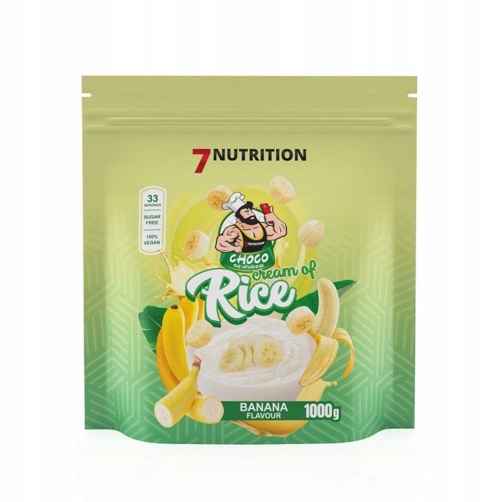 KLEIK RYŻOWY 7NUTRITION BEZ CUKRU smak bananowy