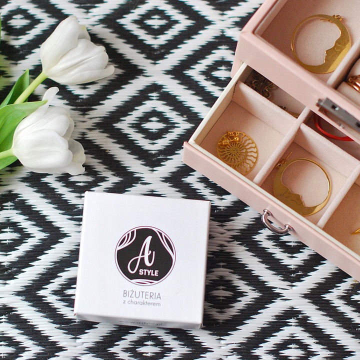 Choker z kuleczek srebrny pozłacany