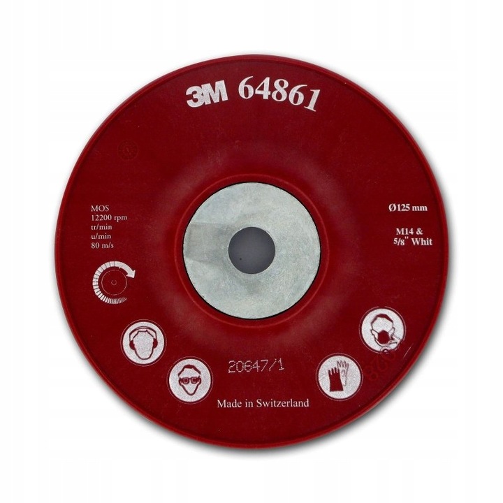 3M PODKŁADKA DO DYSKÓW FIBROWYCH 125 mm FIBRA CUBITRON 3M 64861