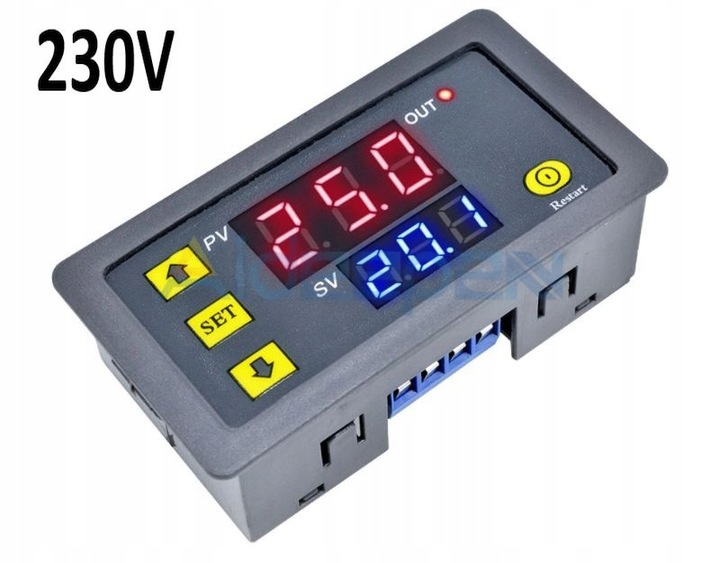 Programator czasowy timer zegar przekaźnik 230V
