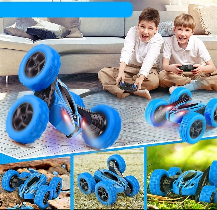 AUTO TWISTER SAMOCHÓD ZDALNIE STEROWANY NA PILOT DLA DZIECI AKROBATA