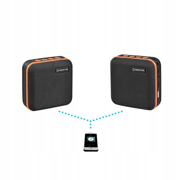 MANTA ZESTAW SMARTWATCH GŁOŚNIK BLUETOOTH SPK01GO