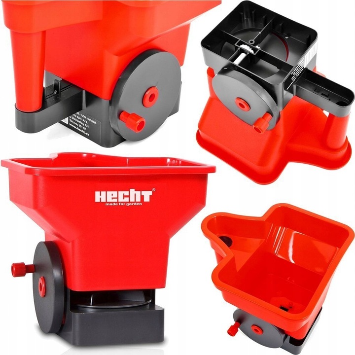 Siewnik Rozsiewacz Do Trawy Nasion Soli Ręczny HECHT 33 Pojemność 3L