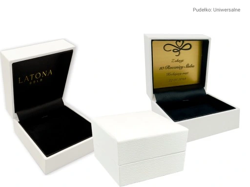 ZŁOTY ŁAŃCUSZEK 585 Krzyżyk KOMUNIA CHRZEST