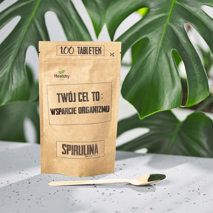 SPIRULINA -TwójCelTo..Odkwaszenie Organizmu 100szt