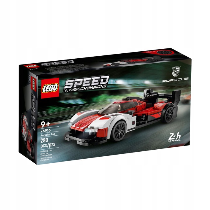 LEGO SPEED CHAMPIONS 76916 PORSHE 963 PREZENT + TORBA GRATIS