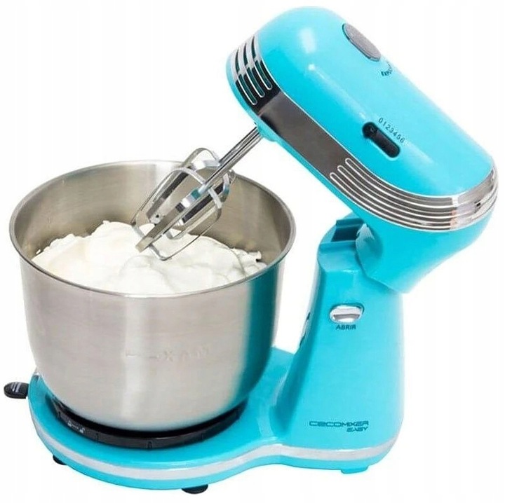 Robot Kuchenny Planetarny Cecomixer Easy 4041 Cecotec 250W 6 Mocy Niebieski