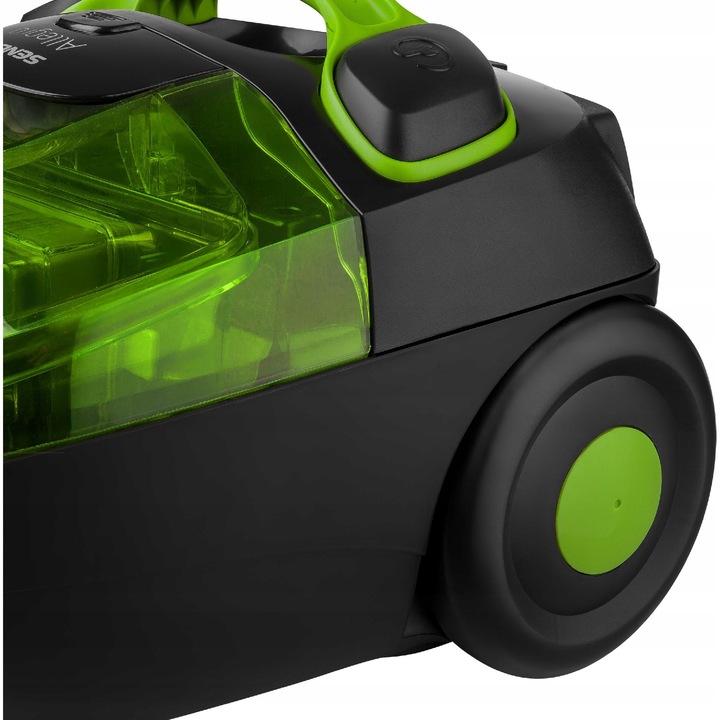 Mocny odkurzacz bezworkowy 890W HEPA dla alergików 76 dB Sencor SVC 510GR