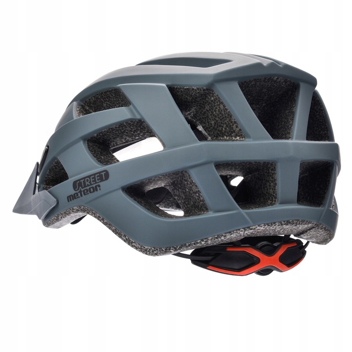 KASK ROWEROWY METEOR STREET M 55-58 IN-MOLD szary