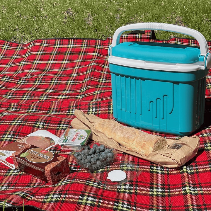 LODÓWKA TURYSTYCZNA 8L na WKŁADY MROŻĄCE do auta piknik WYCIECZKA kemping