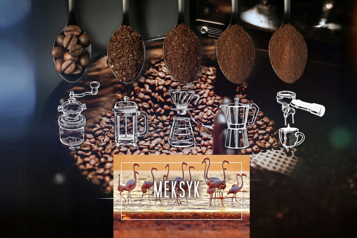 Kawa Mielona Świeżo Palona 100% Arabica Meksyk 500G Eight Cafe