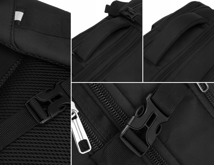 Plecak podróżny turystyczny wielofunkcyjny port USB Peterson bagaż kabinowy