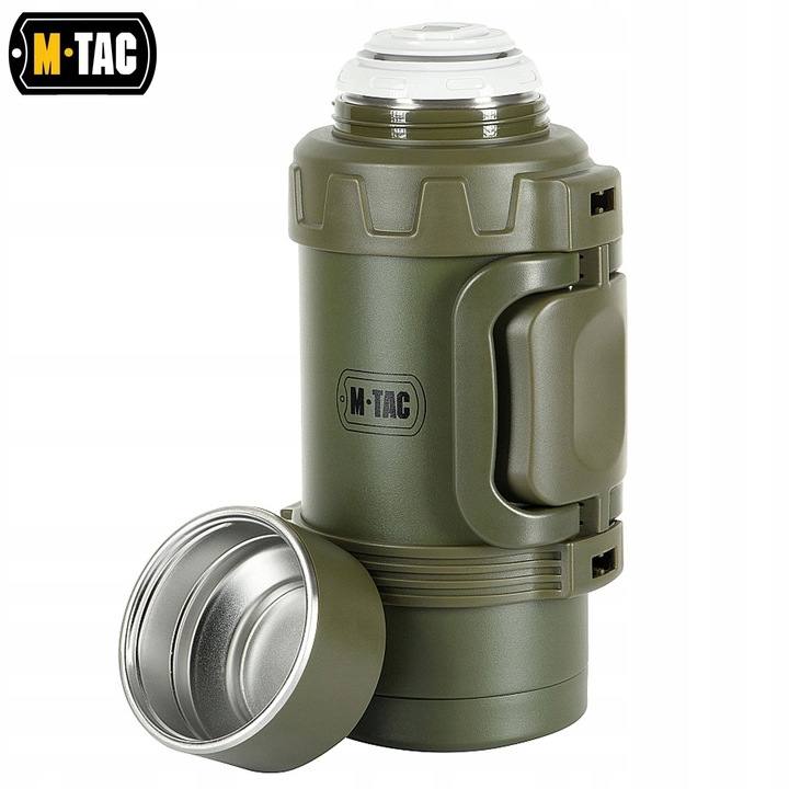 Termos Turystyczny Próżniowy Wojskowy Militarny M-Tac 1600 ml Type 2 OLIVE