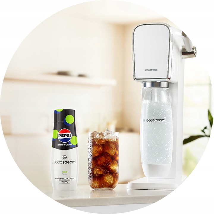 Zestaw Syrop do wody SodaStream PEPSI LIME Zero 3x440 ml + Torba GRATIS