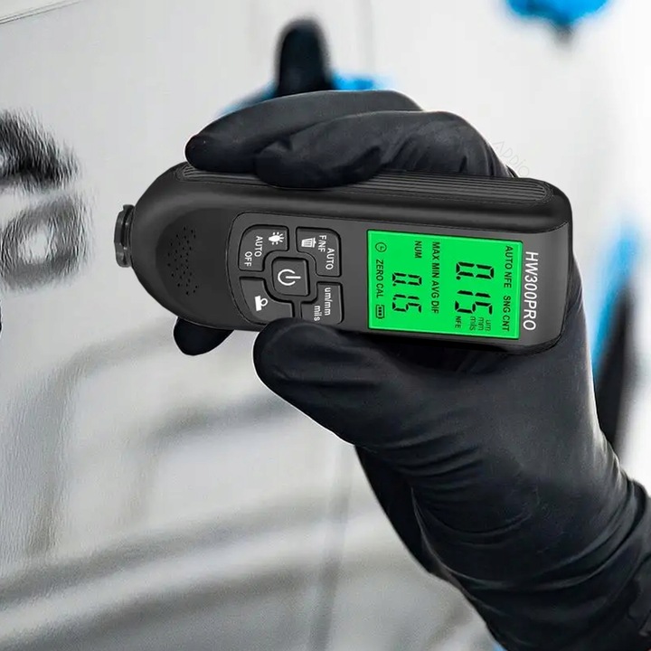 Dokładny Miernik grubości lakieru Tester Sonda z wyświetlaczem LCD 0~2000um