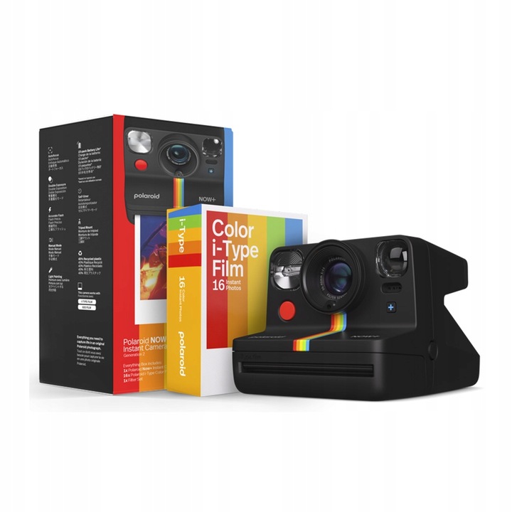 Aparat POLAROID Now + Gen 2 E-BOX Czarny