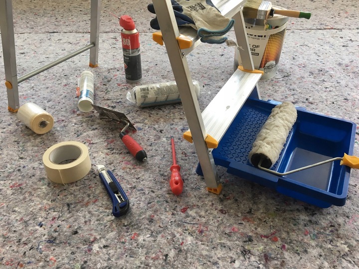 MATA MALARSKA FILC Z FOLIĄ 2x10mb gr.220g/m2 MATA OCHRONNA 20m2 GRUBA MOCNA