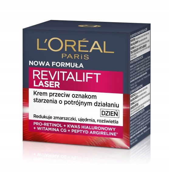 Loreal Revitalift Laser Krem Do Twarzy Na Dzień Przeciwzmarszczkowy 50ml