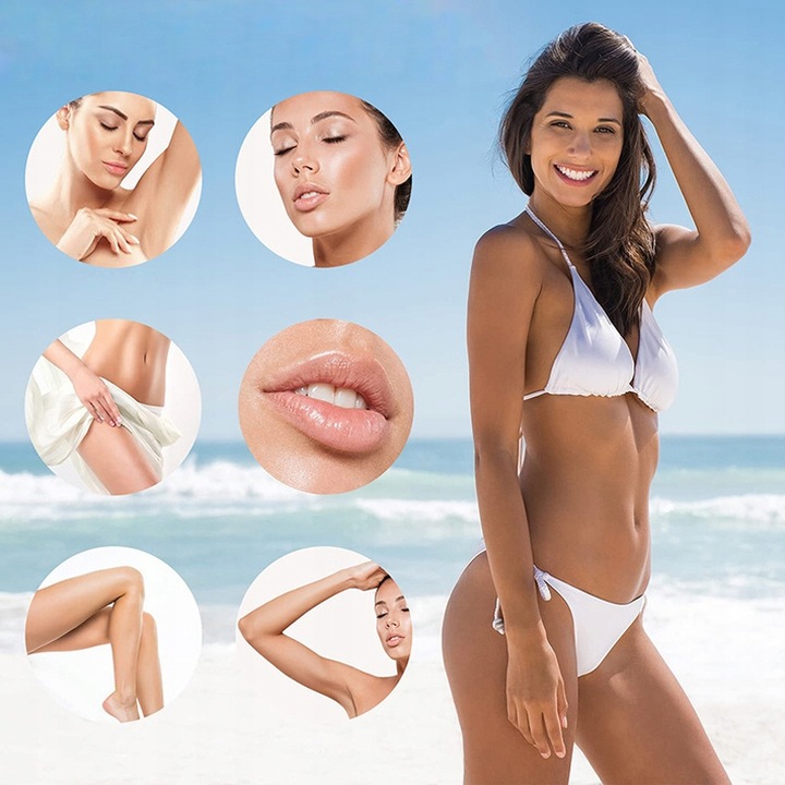 DEPILATOR TRYMER DAMSKI DO TWARZY I BRWI I NÓG 4W1 USB 5W