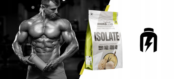 Izolat Białka BIAŁKO 700 g wpi Whey Protein Isolate wanilia ISO Hiro