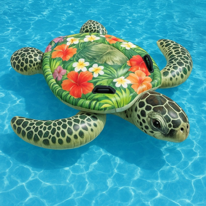 Dmuchany Materac Żółw Morski do Basenu na Plażę nad Wodę 191 x 170 cm INTEX