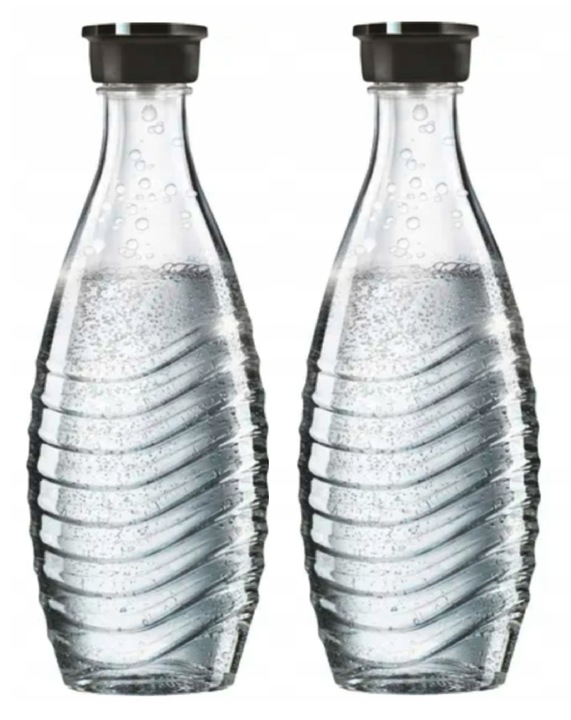 2szt. Szklana Butelka Karafka + Adapter do SodaStream Terra Art Spirit