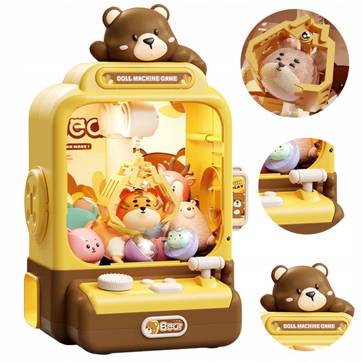 GRA POŁAWIACZ ZABAWEK AUTOMAT DO GRY Z ZABAWKAMI XL MASZYNA NA BATERIE