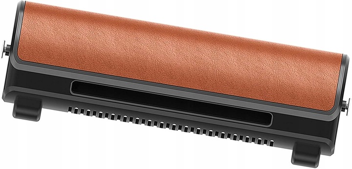 Wentylator samochodowy na zagłówek akumulatorowy USB 3 tryby brązowy