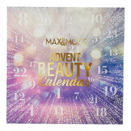 Kalendarz Adwentowy MAX & MORE 24 LUKSUSOWE kosmetyki do twarzy i ciała ONA