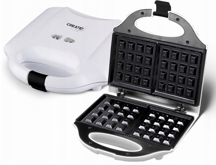 GOFROWNICA Kalorik WM 1800 W biała dwa gofry POWŁOKA NON STICK Create 750W