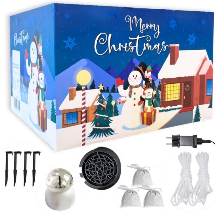 ŚWIECĄCY BAŁWAN LED LAMPKI ŚWIĄTECZNE ZEWNĘTRZNE SAMOPOMPUJĄCY DUŻY 180cm