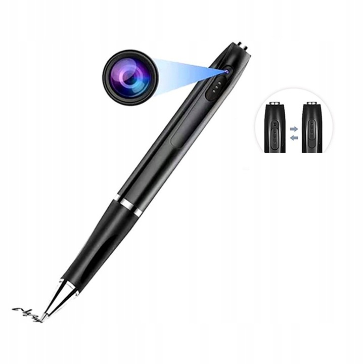 Ukryta kamera szpiegowska długopis Full HD mini