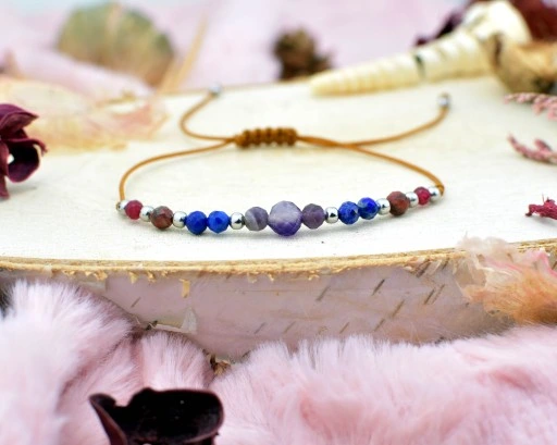 Bransoletka Znak Zodiaku BARAN Naturalne Kamienie Zodiak