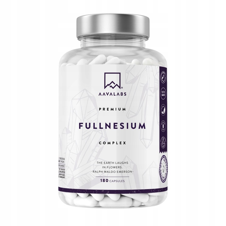 MAGNEZ COMPLEX 5 rodzajów 400mg Bisglicynian Taurynian 180 Kapsułek