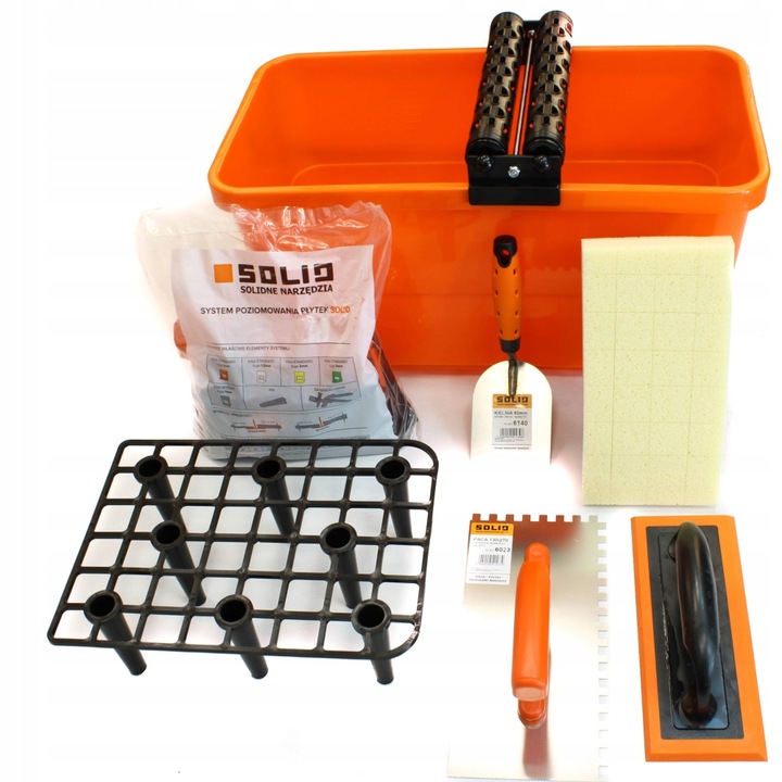 SOLID 5999 WIADRO GLAZURNICZE DO FUGOWANIA ZESTAW 20L+GRATIS - 7 elementów