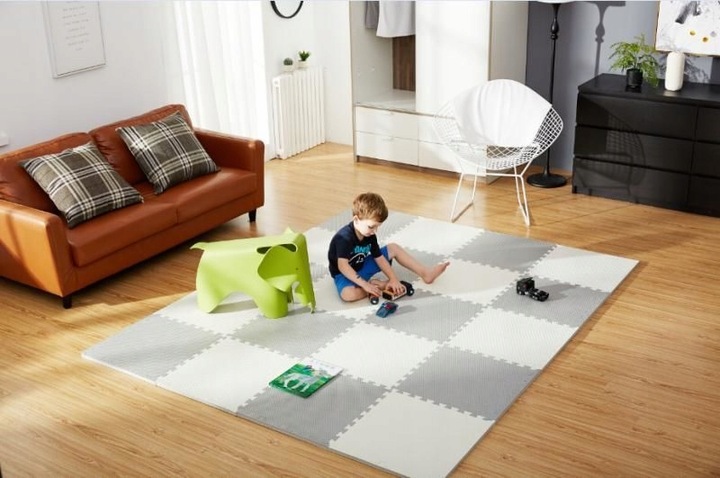 DUŻE PUZZLE PIANKOWE MATA PIANKOWA 180x180 9 SZT.