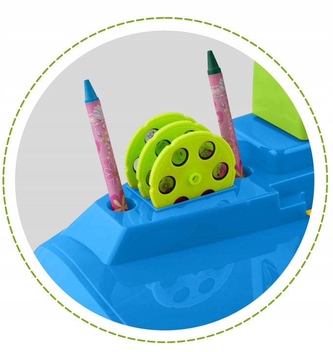 PROJEKTOR DO NAUKI RYSOWANIA RZUTNIK RICOKIDS + 36 SLAJDÓW i 12 KREDEK