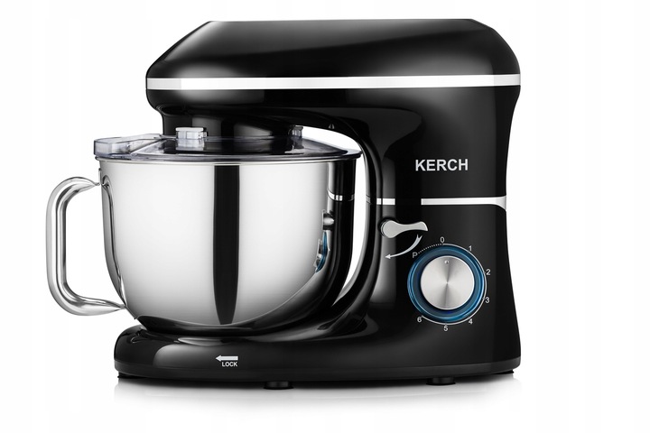 ROBOT KUCHENNY PLANETARNY MIKSER Z MISĄ KERCH MYCHEF BLACK 6,2L