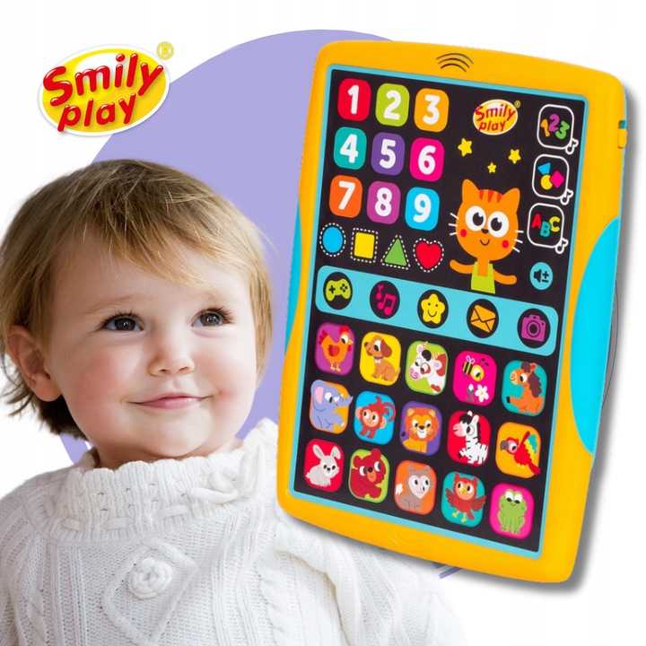 Smart Tablet Edukacyjny Interaktywny Zdobywam wiedzę z kotem Ignacym PL