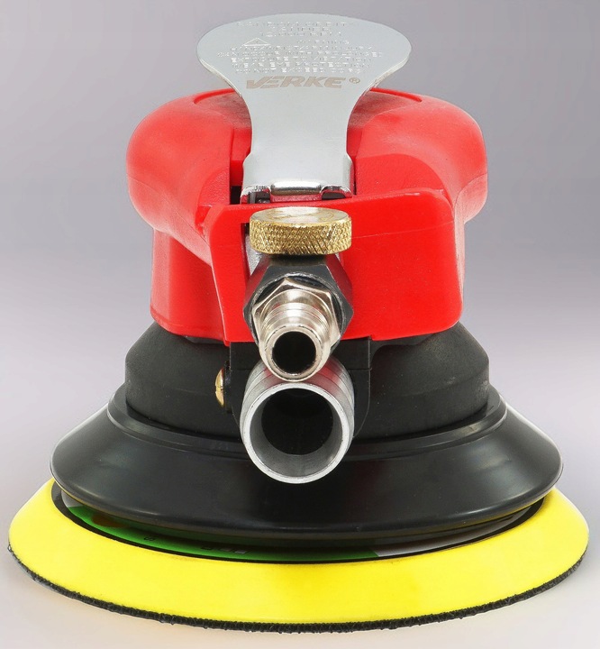 SZLIFIERKA OSCYLACYJNA PNEUMATYCZNA MIMOŚRODOWA DREWNA METALU 125mm 2,5mm