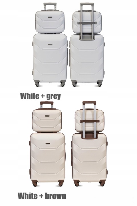 WALIZKA BLOOM XL 24 ŚREDNIA + XS KUFEREK KABINOWA PODRECZNA ABS 15 KOLORÓW