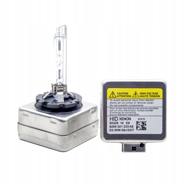 ZESTAW 2 SZTUK ŻARNIK XENON D1S PALNIK HID GLARE 6000K WHITE