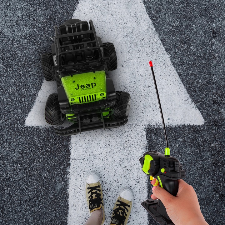 SAMOCHÓD AUTO TERENOWE JEEP RC 1:20 METALOWE ZDALNIE STEROWANE DLA CHŁOPCA
