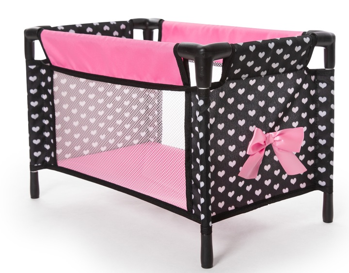 Łóżeczko turystyczne z akcesoriami 9w1 Krzesłko do karminia 61760AB Bayer